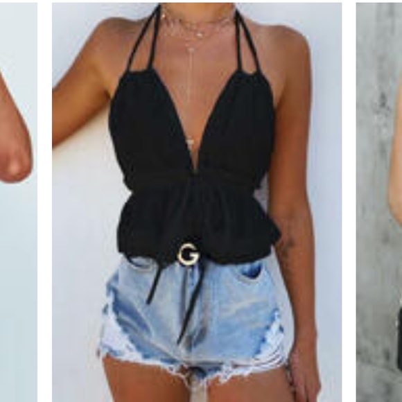 Halter ruffle camisole - Picture 2 of 3